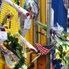 Ground Zero, American flags